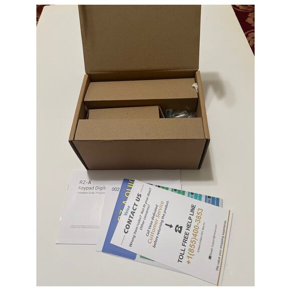 Veise RZ-A Keypad Digital Deadbolt Keyless Entry Door Lock in Satin Nickel New - Picture 8 of 9